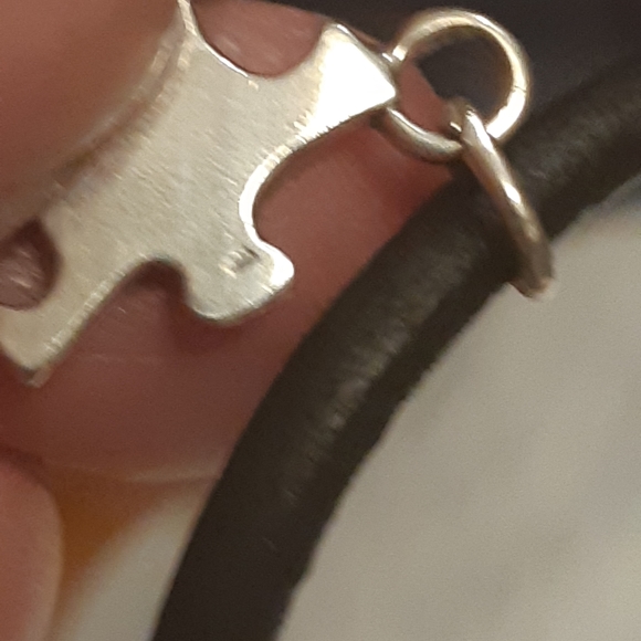 Retired James Avery Leather & Puzzle Piece Bracelet - Picture 15 of 16